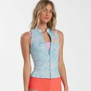Billabong 1mm Salty Daze Wetsuit Vest - Island Blue